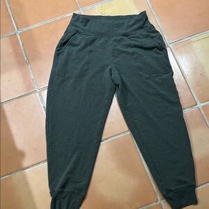 Womens Dark Green Jogger Pants